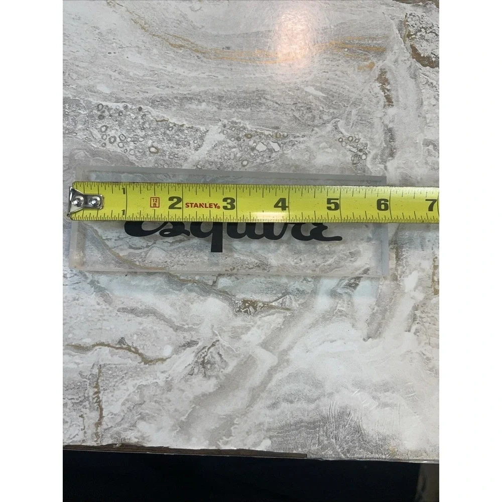 Esquire Store Display Promo Clear
